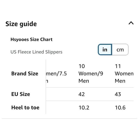 Hsyooes Women's/Men's Fuzzy Slippers Orthotic Arch Support House Shoes US 9/10 - Picture 5 of 15